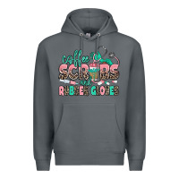 Rock coffee scrubs and rubber gloves Premium Hoodie - MaliasSmallBusiness