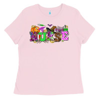Bubblegum Pink halloween nurse Ladies Tee - AdoDesignShop