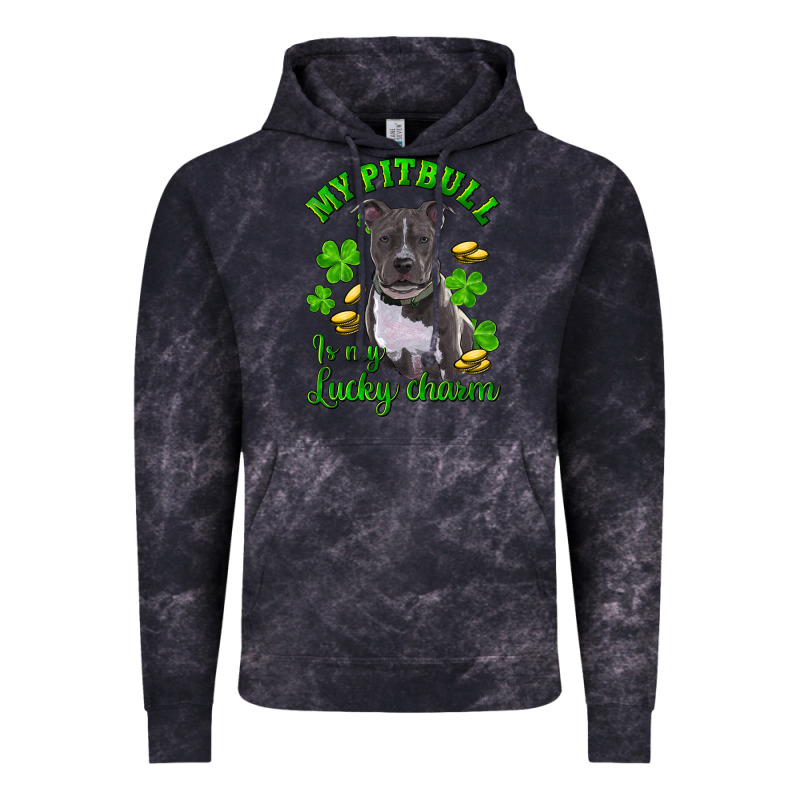 St Patricks Day My Pitbuli My Lucky Charm Vintage Hoodie by RanaPortraitStore | Teevron
