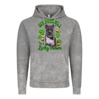 Cloud Rock st patricks day my pitbuli my lucky charm Vintage Hoodie - RanaPortraitStore