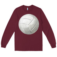 Burgundy volleyball fa element Long Sleeve Tee - FaDigitalArtStudio