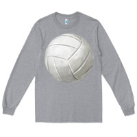Heather Grey volleyball fa element Long Sleeve Tee - FaDigitalArtStudio