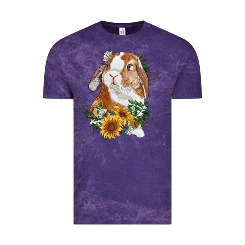 Bunny With Sunflowers Vintage Tee by RanaPortraitStore | Teevron