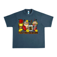 Midnight Navy tis' the season softball coffee cups Urban Heavy Tee - Zillion Design Studio