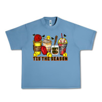 Pebble Blue tis' the season softball coffee cups Urban Heavy Tee - Zillion Design Studio