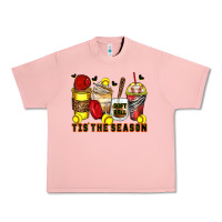 Salmon tis' the season softball coffee cups Urban Heavy Tee - Zillion Design Studio