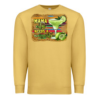 Antique Gold mama cita needs a margarita Premium Sweatshirt - Jasminsmagicworld