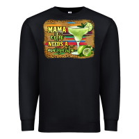 Black mama cita needs a margarita Premium Sweatshirt - Jasminsmagicworld