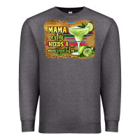 Charcoal Heather mama cita needs a margarita Premium Sweatshirt - Jasminsmagicworld