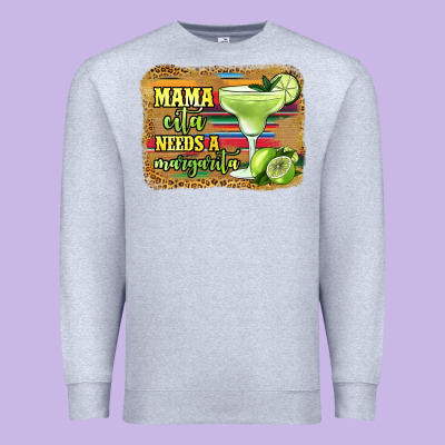 Mama Cita Needs A Margarita Premium Sweatshirt Designed By Jasminsmagicworld