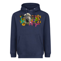 Navy Western Love Sheeps Heavyweight Hoodie - LillyAllenDesigns