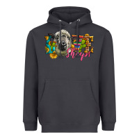 Smoke Western Love Sheeps Heavyweight Hoodie - LillyAllenDesigns