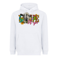 White Western Love Sheeps Heavyweight Hoodie - LillyAllenDesigns