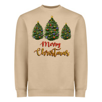 Merry Christmas Trees Heavyweight Sweatshirt | Teevron