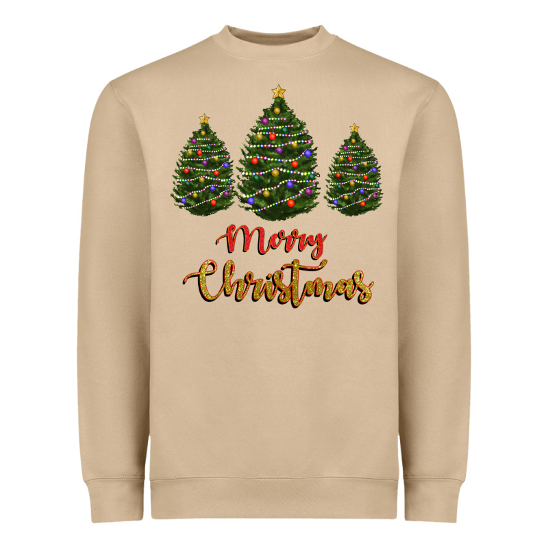 Merry Christmas Trees Heavyweight Sweatshirt by RanaPortraitStore | Teevron