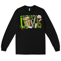 Black St Patricks love nurse Long Sleeve Tee - RacoonDesign