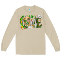 Mushroom St Patricks love nurse Long Sleeve Tee - RacoonDesign
