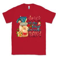 Red drink in my hand toes in the sand Classic Tee - HRA Design Shop