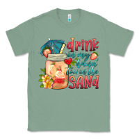 Sage drink in my hand toes in the sand Classic Tee - HRA Design Shop