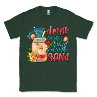 Sports Green drink in my hand toes in the sand Classic Tee - HRA Design Shop