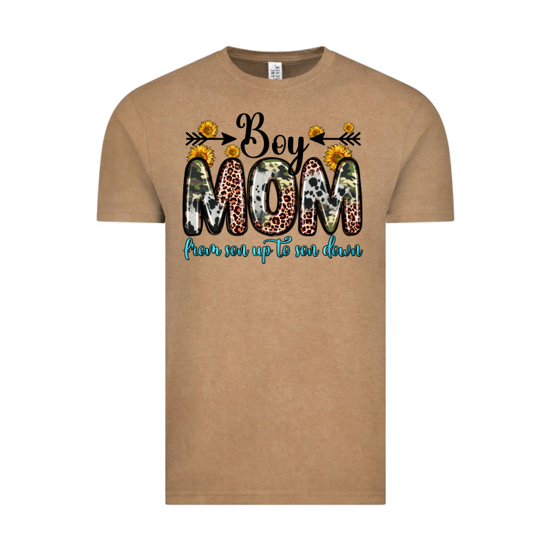 Boy Mom From Son Up To Son Down Vintage Tee by Zillion Design Studio | Teevron
