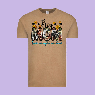 Boy Mom From Son Up To Son Down Vintage Tee Designed By Zillion Design Studio