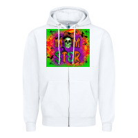 White momster Zipper Hoodie - BundleAndBundleShop