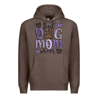 Coffee best dog mom ever Premium Hoodie - MaliasSmallBusiness