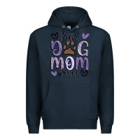 Navy best dog mom ever Premium Hoodie - MaliasSmallBusiness