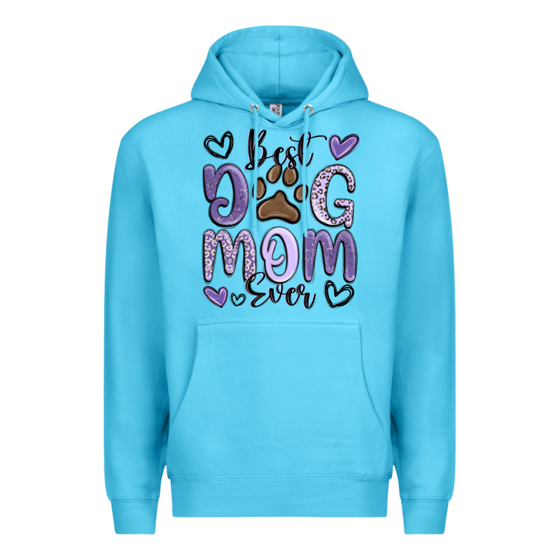 Best Dog Mom Ever Premium Hoodie by MaliasSmallBusiness | Teevron