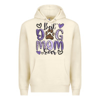 Sandshell best dog mom ever Premium Hoodie - MaliasSmallBusiness