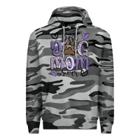 Slate Camo best dog mom ever Premium Hoodie - MaliasSmallBusiness