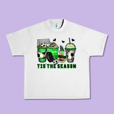 Tis' The Season Soccer Coffee Cups Urban Heavy Tee Designed By Zillion Design Studio