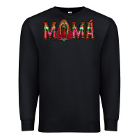 Black mama floral aztec leopard Premium Sweatshirt - Jasminsmagicworld