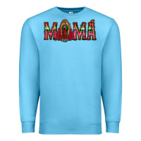 Ocean Blue mama floral aztec leopard Premium Sweatshirt - Jasminsmagicworld