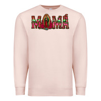 Pale Pink mama floral aztec leopard Premium Sweatshirt - Jasminsmagicworld