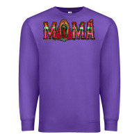 Purple mama floral aztec leopard Premium Sweatshirt - Jasminsmagicworld