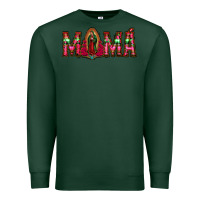 Sports Green mama floral aztec leopard Premium Sweatshirt - Jasminsmagicworld