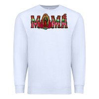 White mama floral aztec leopard Premium Sweatshirt - Jasminsmagicworld