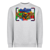 Heather Grey autism mimi Heavyweight Sweatshirt - Zillion Design Studio