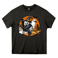 Asphalt panda hallowen Heavy Core Tee - LillyAllenDesigns