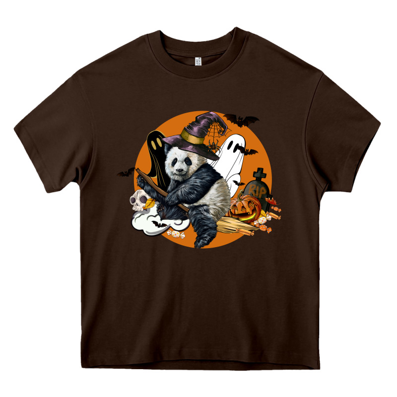 Panda Hallowen Heavy Core Tee by LillyAllenDesigns | Teevron