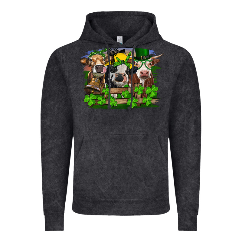 St Patricks Day Heifers Vintage Hoodie by RanaPortraitStore | Teevron