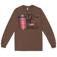 Chestnut red white  boozed Long Sleeve Tee - CowhideDigitalArt