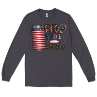 Smoke red white  boozed Long Sleeve Tee - CowhideDigitalArt
