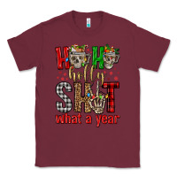 Burgundy ho ho holly shit what a year Classic Tee - FaDigitalArtStudio