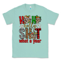 Seafoam ho ho holly shit what a year Classic Tee - FaDigitalArtStudio