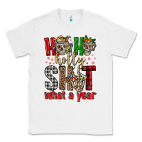 White ho ho holly shit what a year Classic Tee - FaDigitalArtStudio