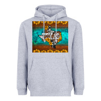 Heather Grey sunflowers cowhide leopard texas map Heavyweight Hoodie - BarkalooDesign