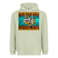 Matcha sunflowers cowhide leopard texas map Heavyweight Hoodie - BarkalooDesign